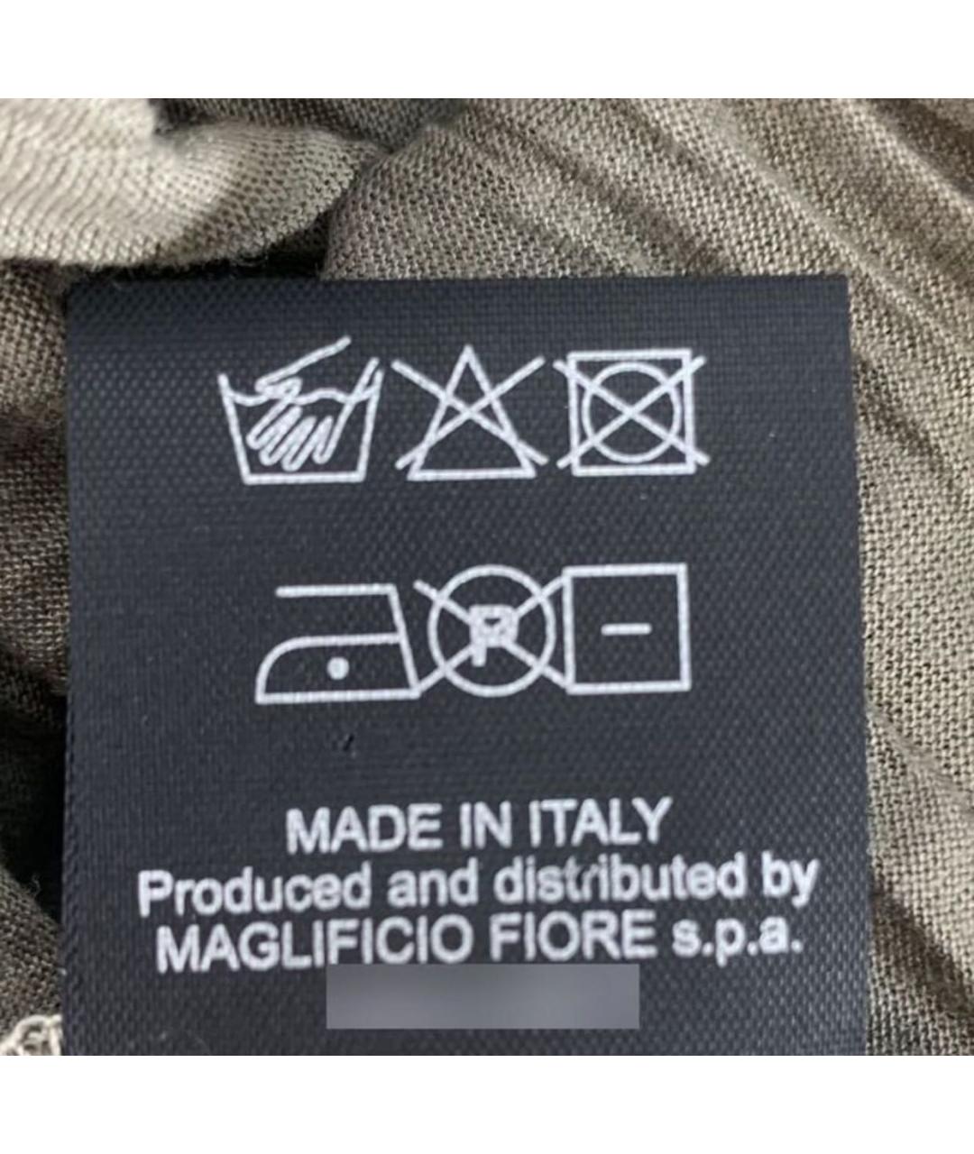 NUDE Хаки вискозное платье, фото 4