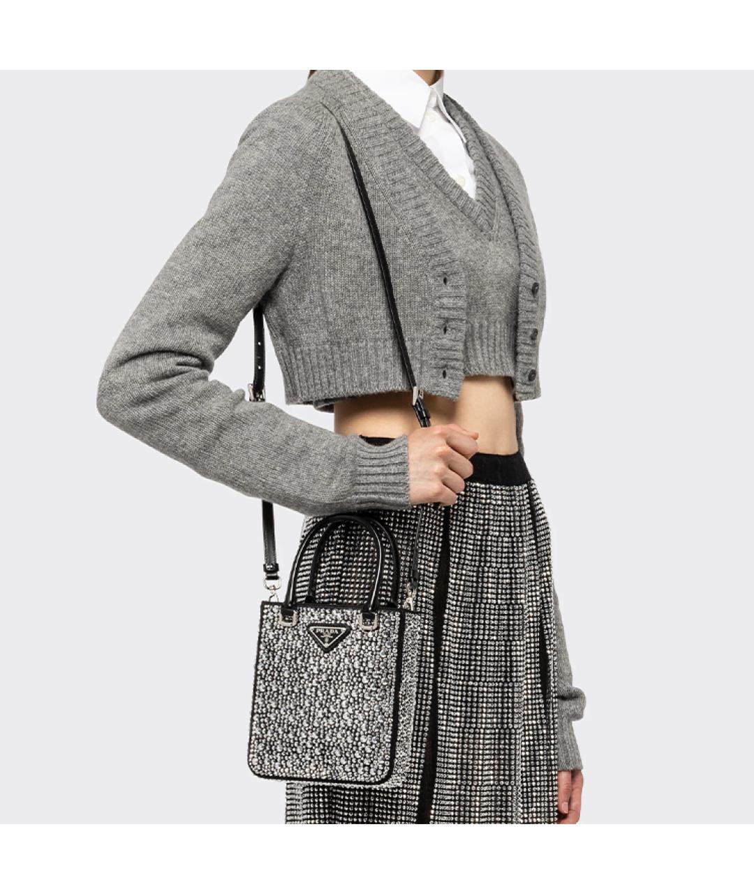 PRADA Черная сумка через плечо, фото 4