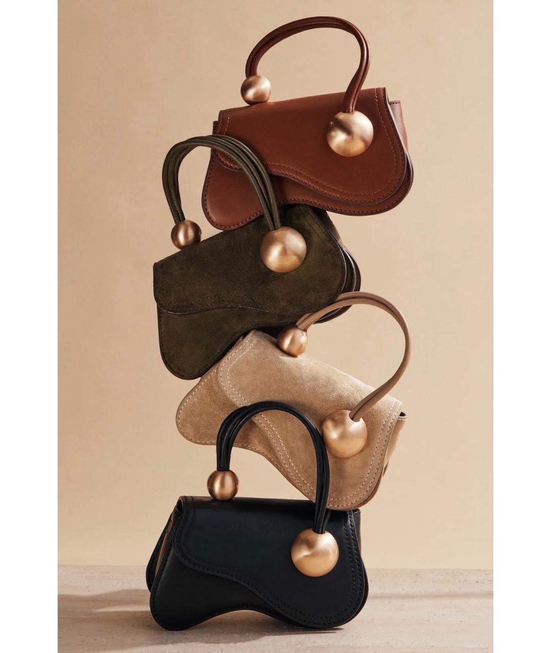 CULT GAIA Черная сумка с короткими ручками, фото 8