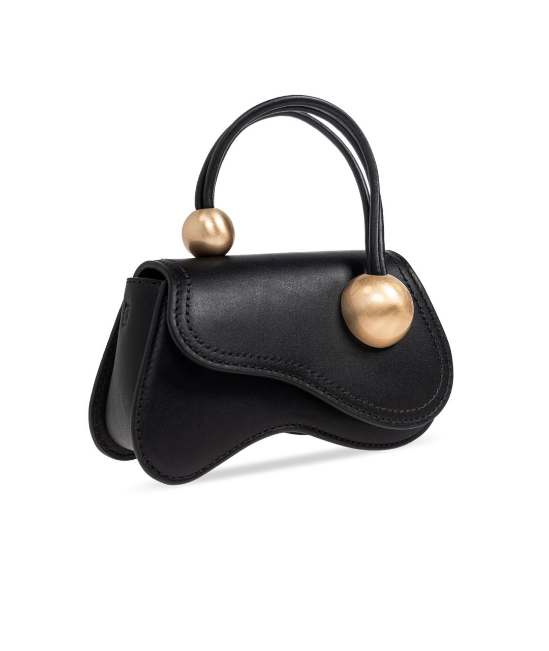 CULT GAIA Черная сумка с короткими ручками, фото 2