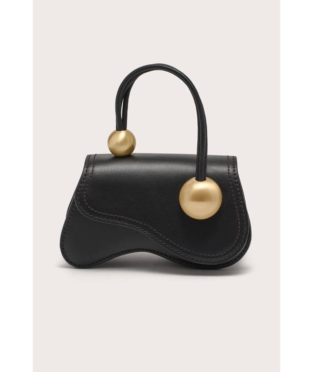 CULT GAIA Черная сумка с короткими ручками, фото 7