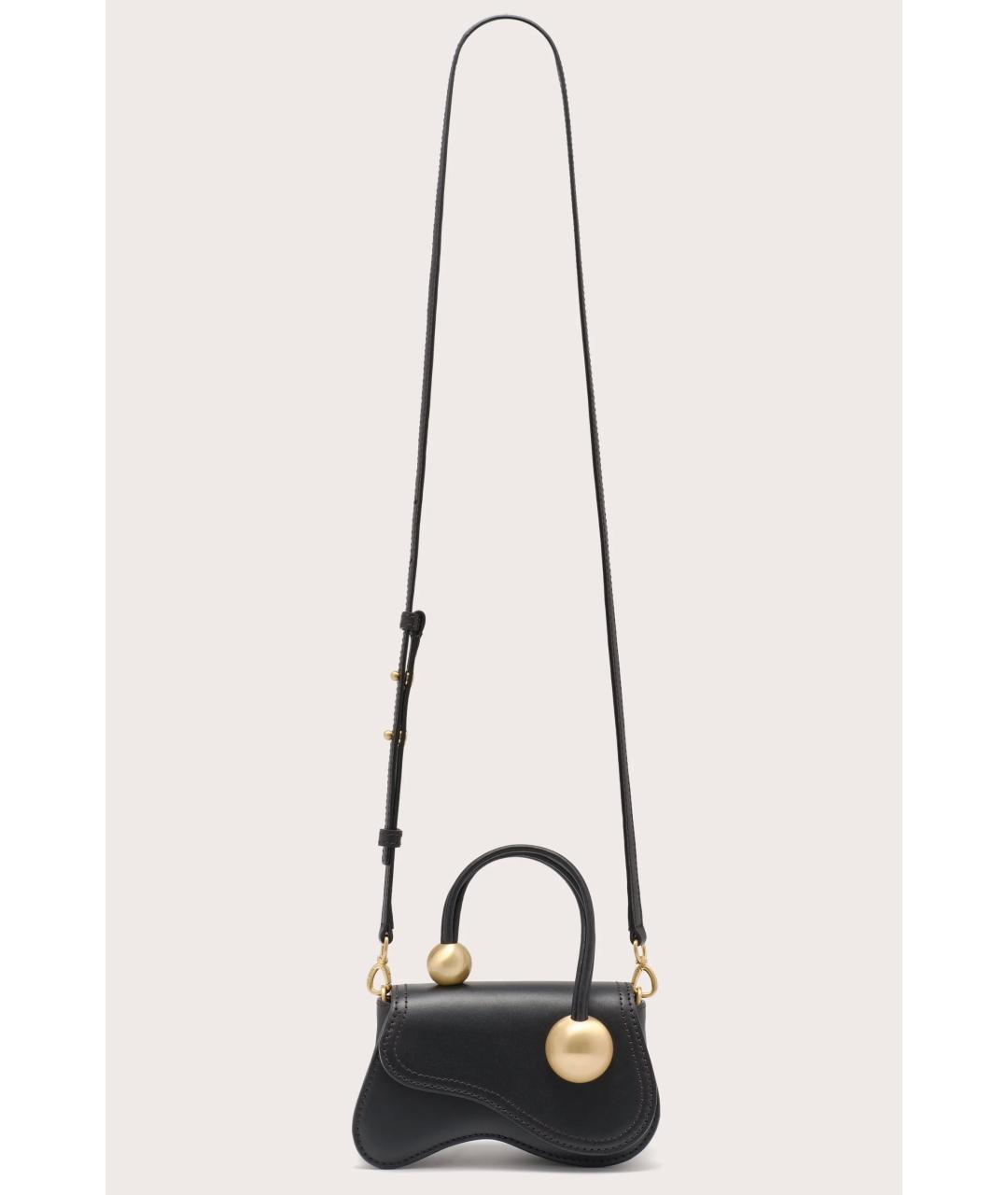 CULT GAIA Черная сумка с короткими ручками, фото 5