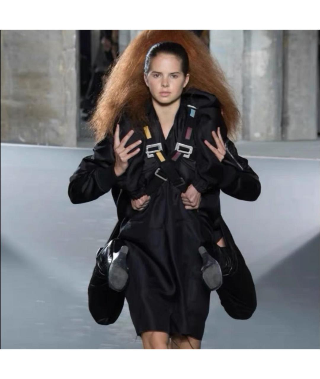 RICK OWENS Черная хлопковая куртка, фото 7