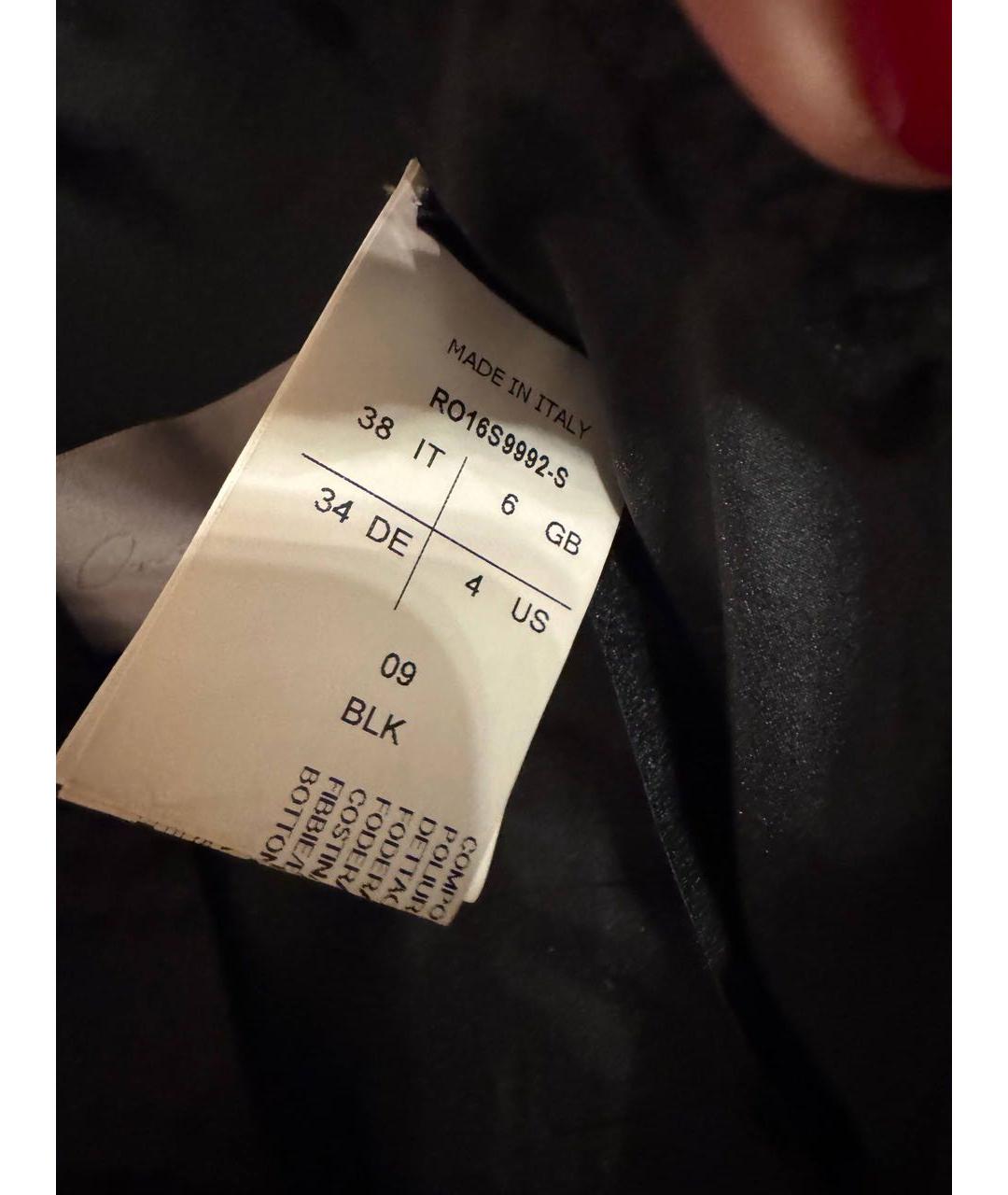 RICK OWENS Черная хлопковая куртка, фото 3