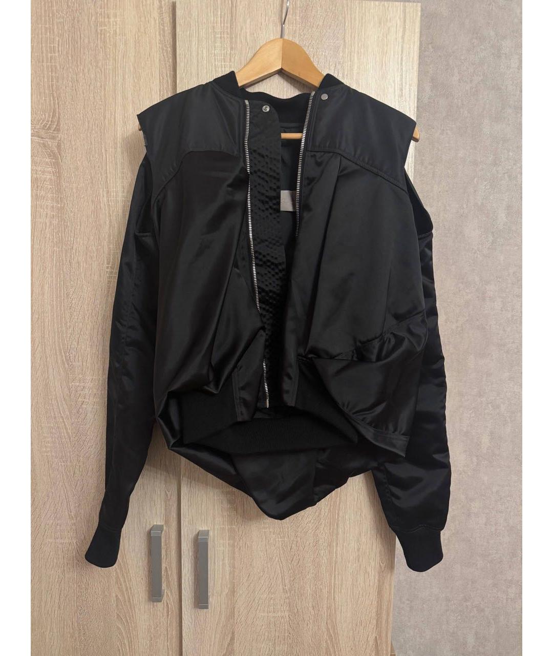 RICK OWENS Черная хлопковая куртка, фото 8