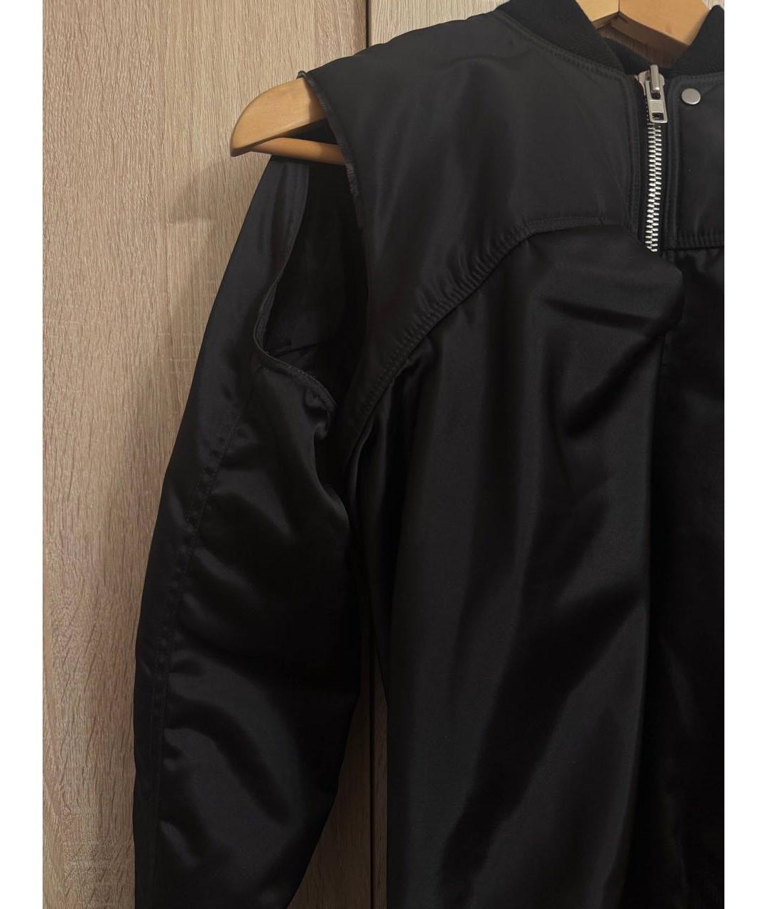 RICK OWENS Черная хлопковая куртка, фото 5