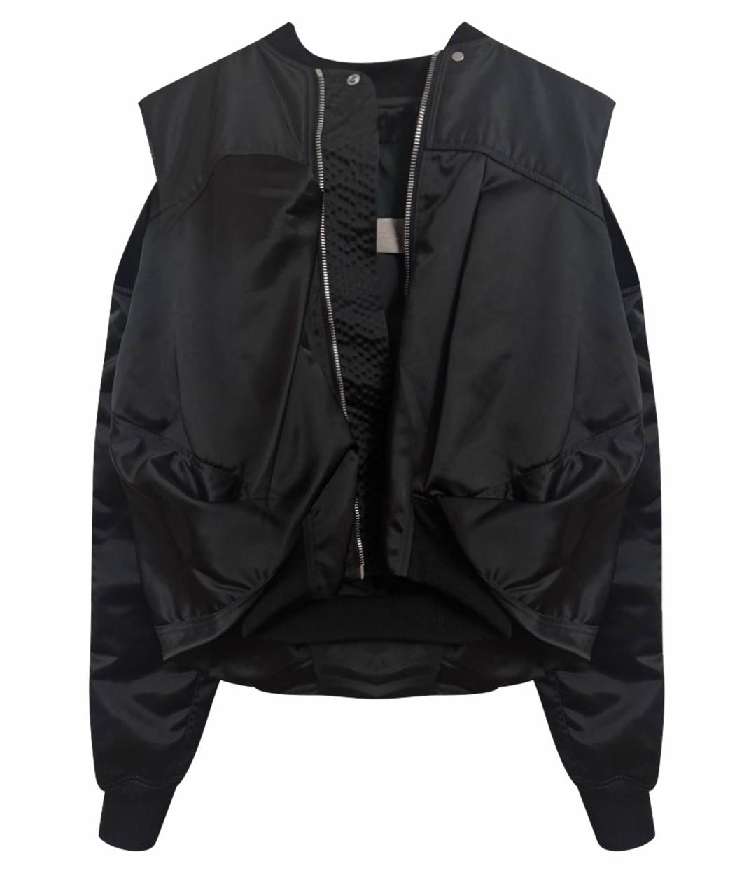 RICK OWENS Черная хлопковая куртка, фото 1