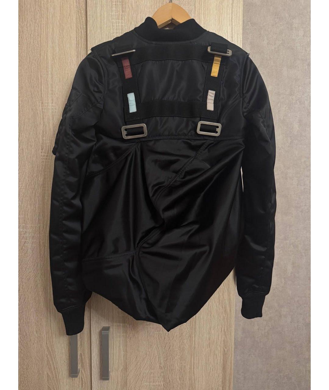 RICK OWENS Черная хлопковая куртка, фото 2