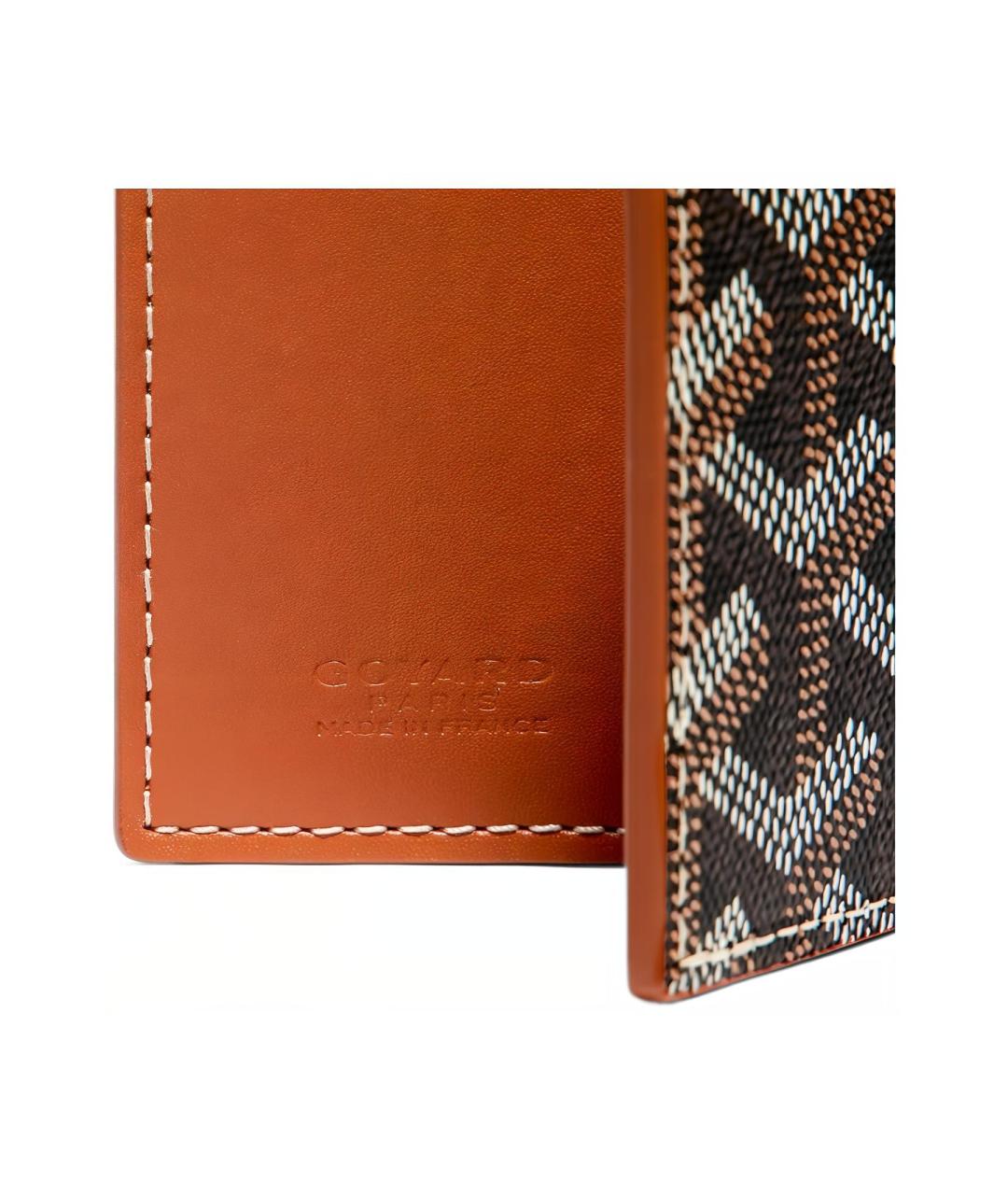 GOYARD Коричневый кардхолдер, фото 3
