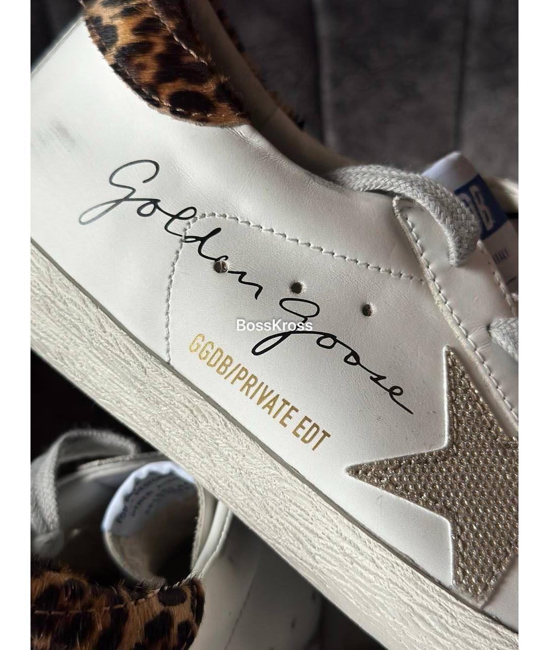 GOLDEN GOOSE DELUXE BRAND Белые кожаные кеды, фото 5