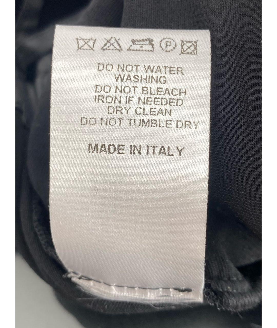 JO NO FUI Черные вискозные брюки узкие, фото 7