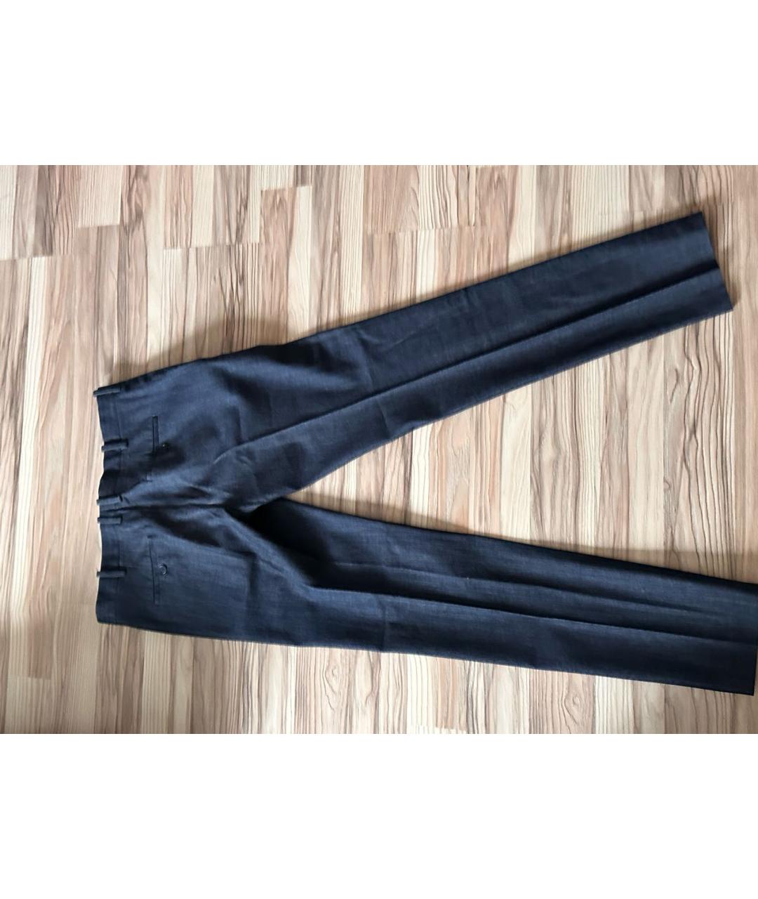 BARRETT Темно-синие повседневные брюки, фото 2