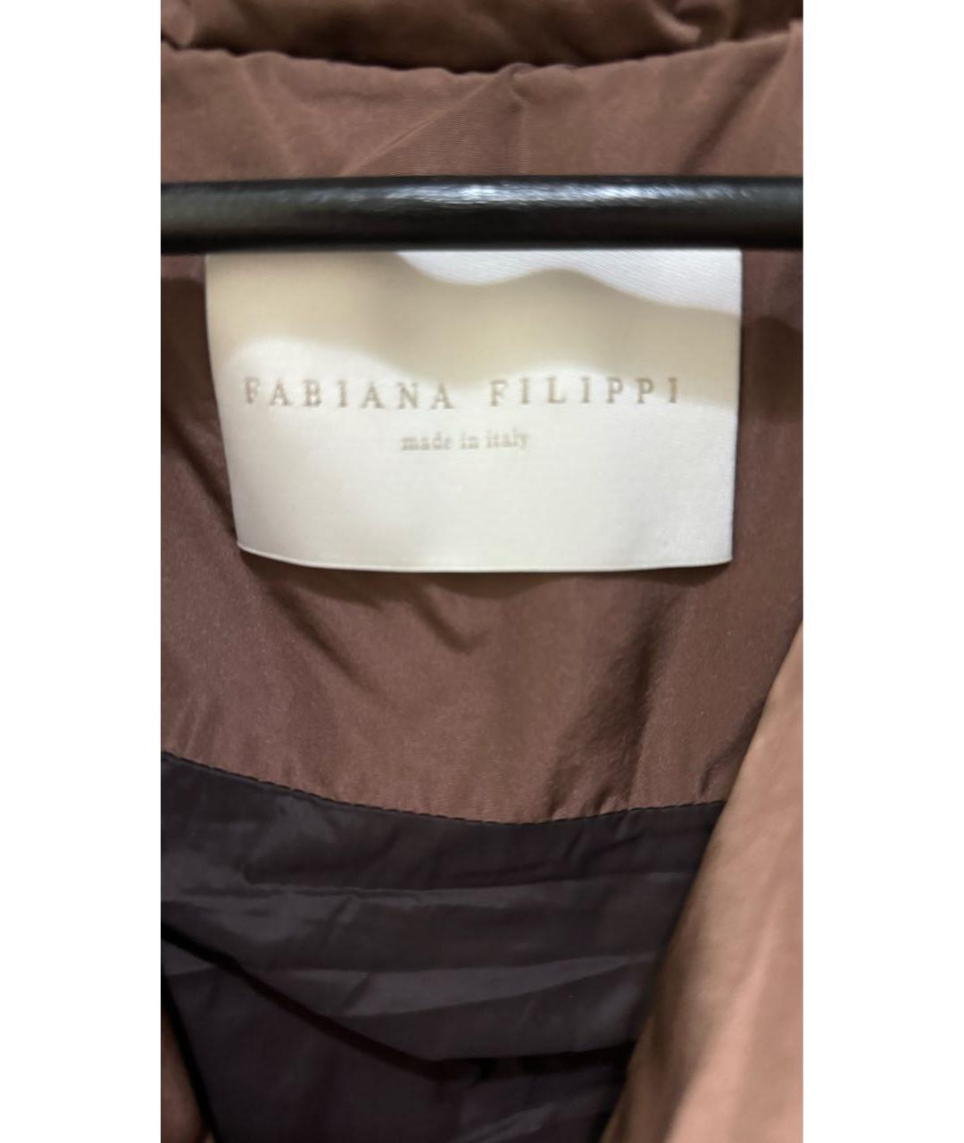 FABIANA FILIPPI Бордовый пуховик, фото 3