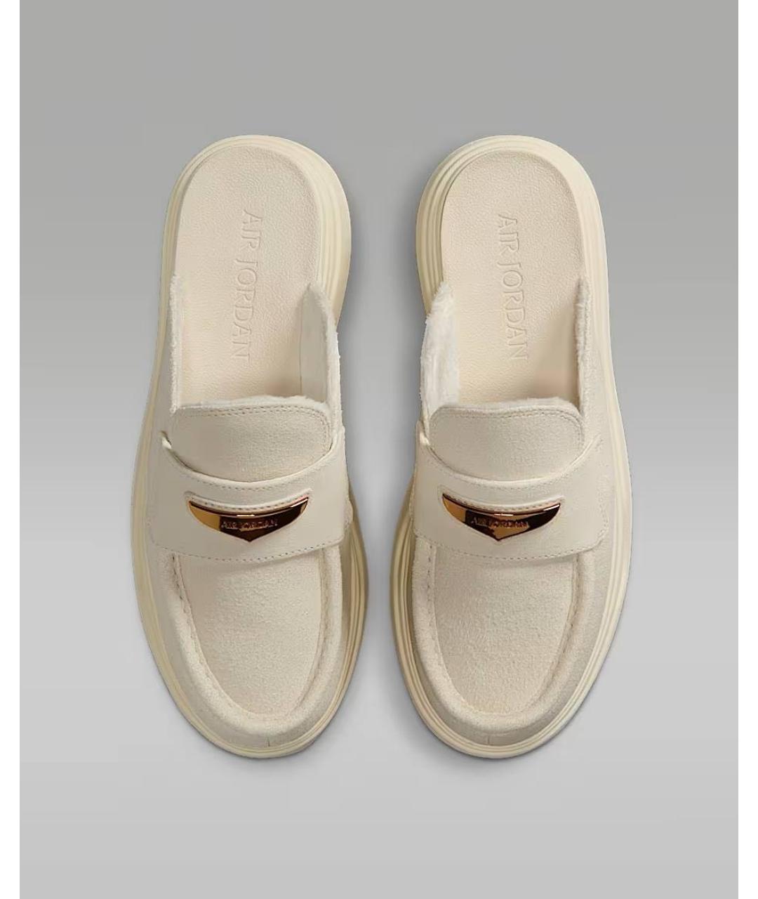 NIKE Бежевые замшевые мюли, фото 2