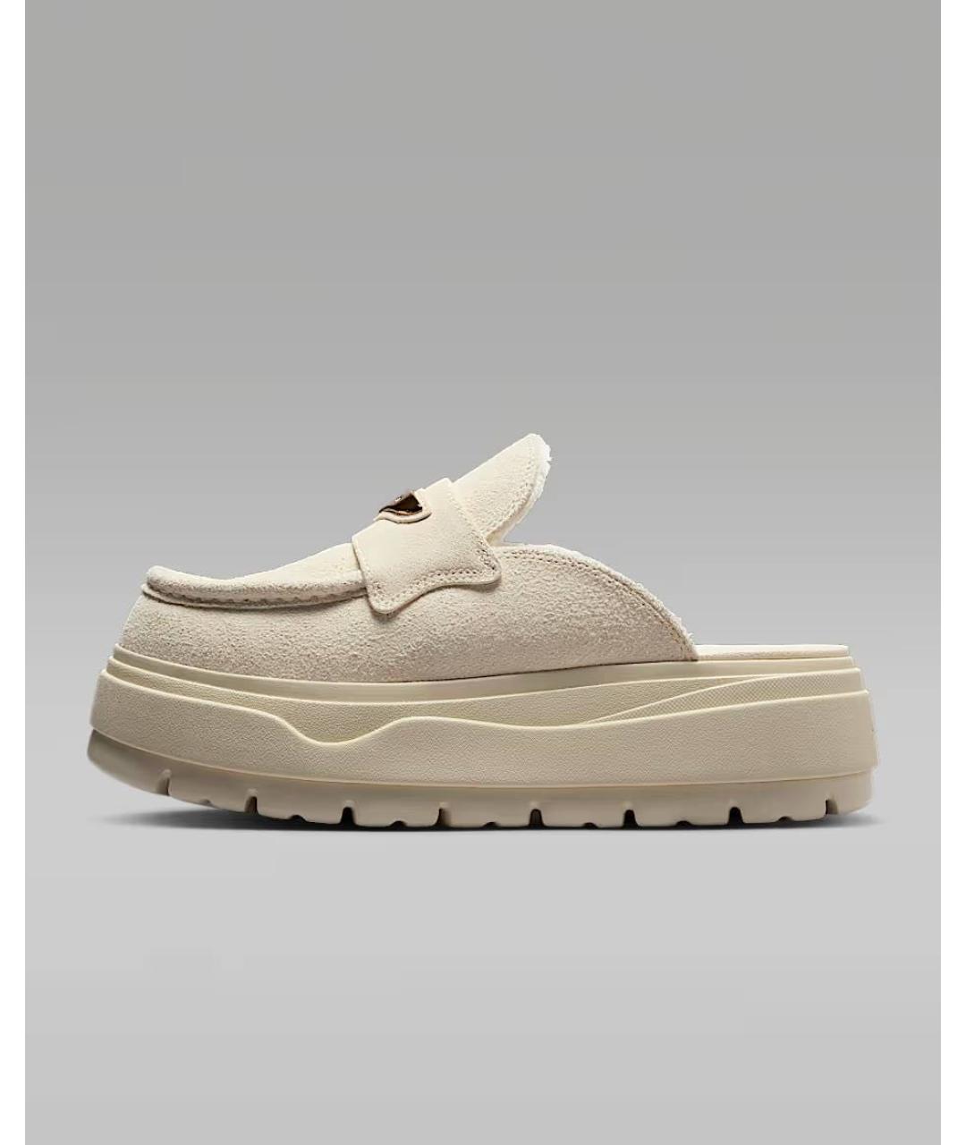 NIKE Бежевые замшевые мюли, фото 4