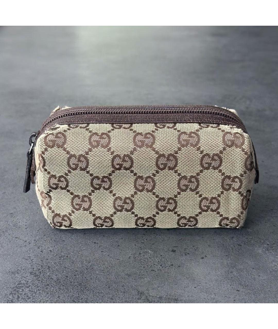 GUCCI Бежевая косметичка, фото 7