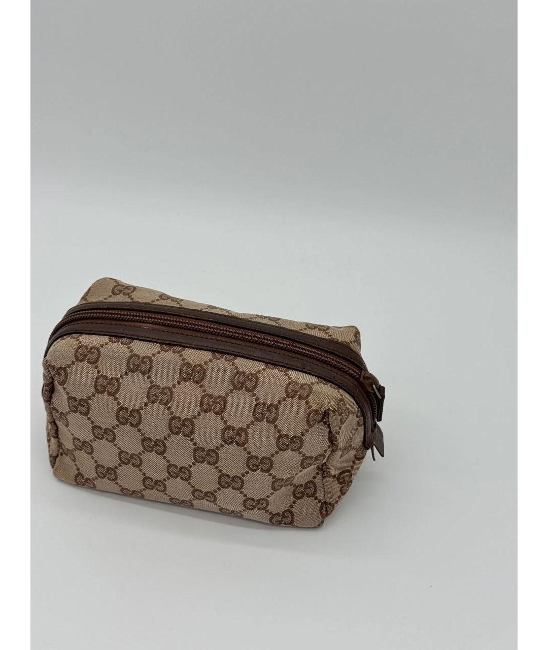 GUCCI Бежевая косметичка, фото 3