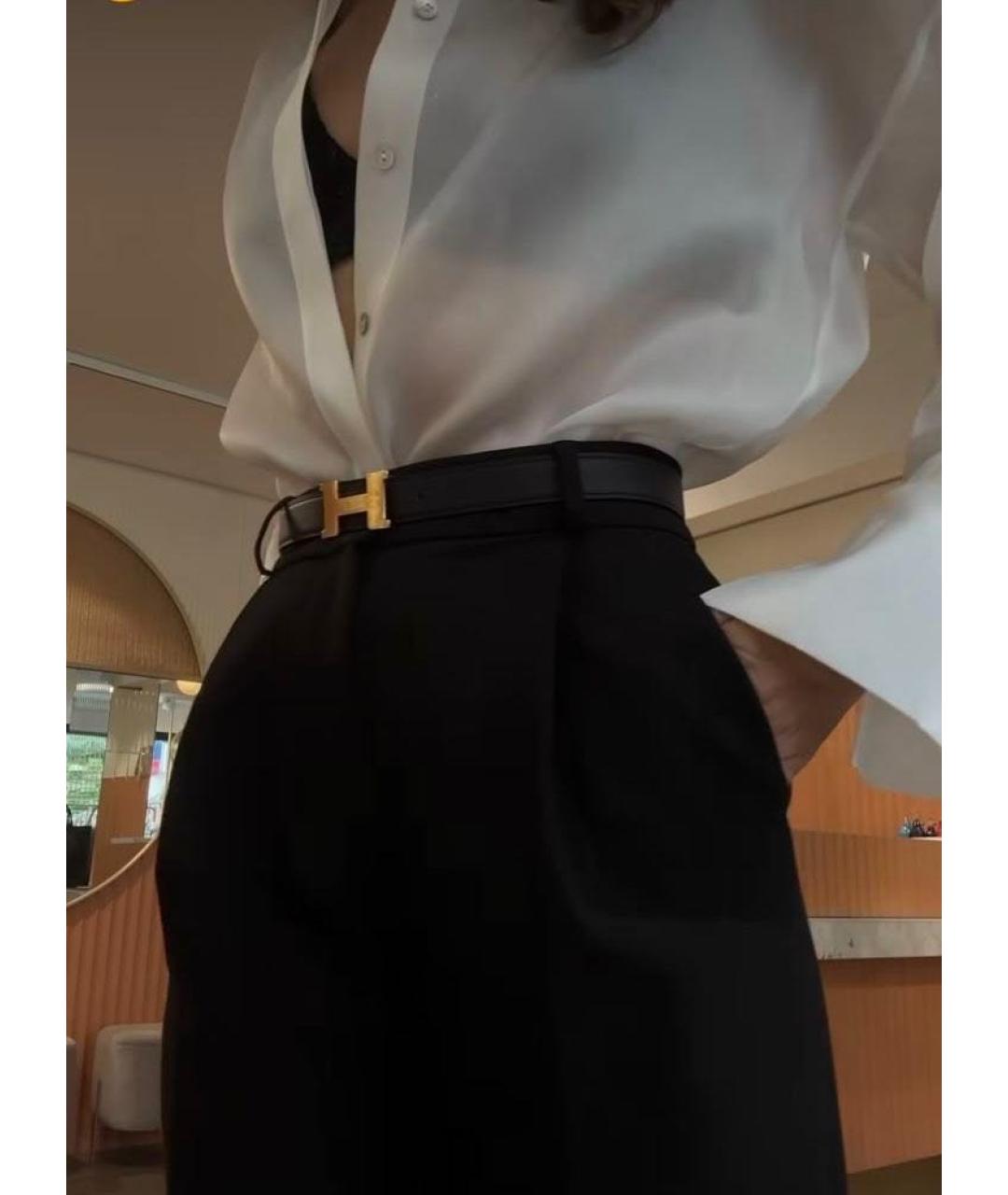 HERMES Коричневый кожаный ремень, фото 7