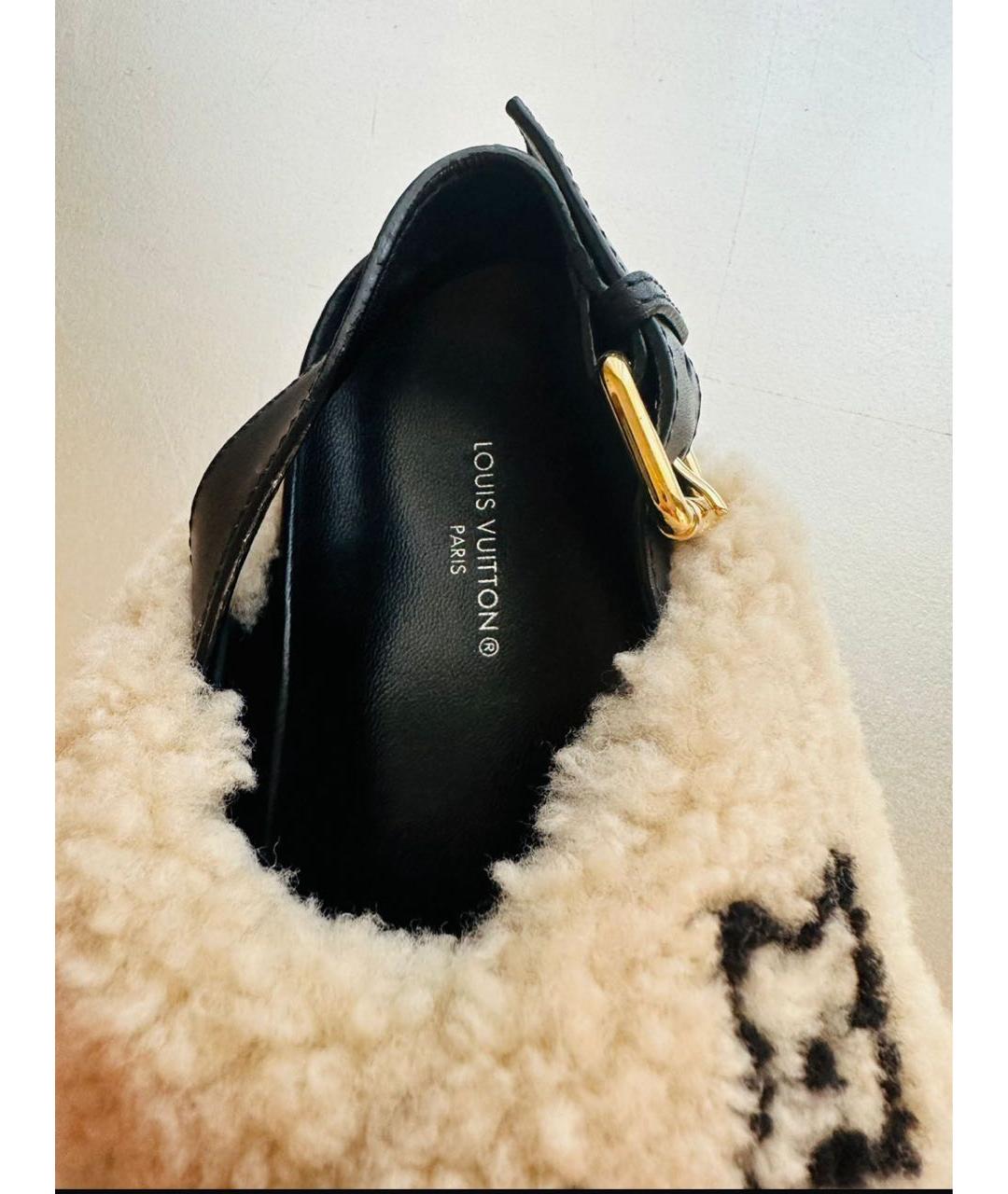 LOUIS VUITTON Бежевые сандалии, фото 2