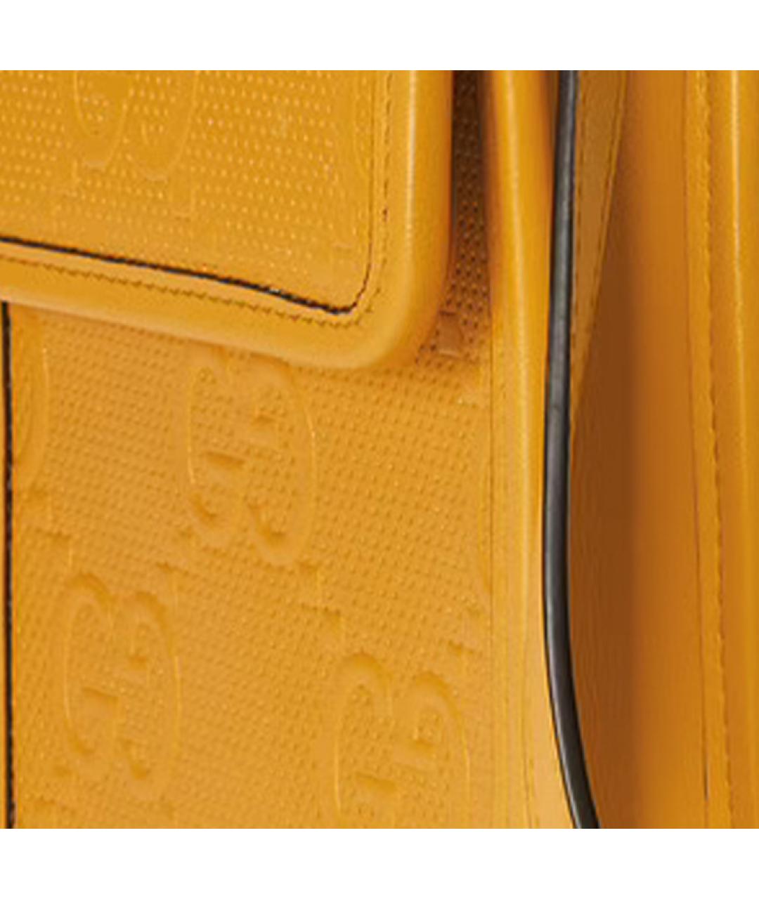 GUCCI Оранжевая кожаная сумка через плечо, фото 4