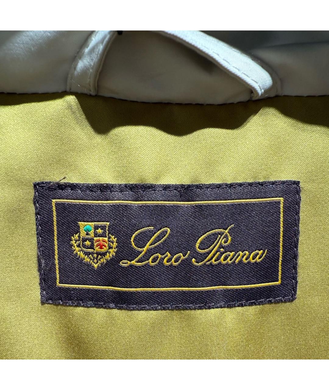 LORO PIANA Бежевая куртка, фото 6
