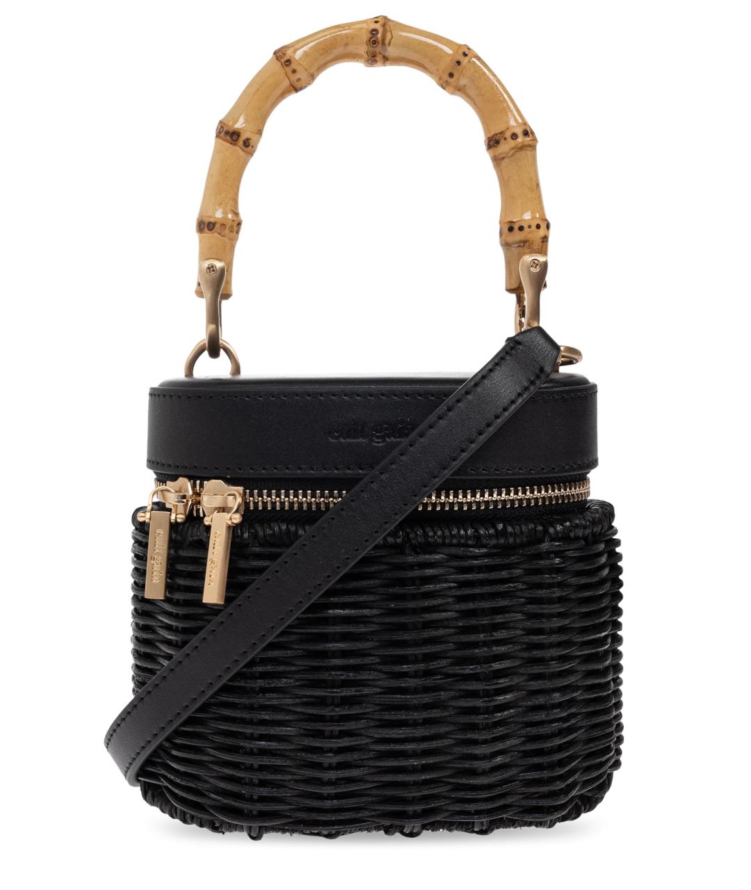 CULT GAIA Черная сумка с короткими ручками, фото 6