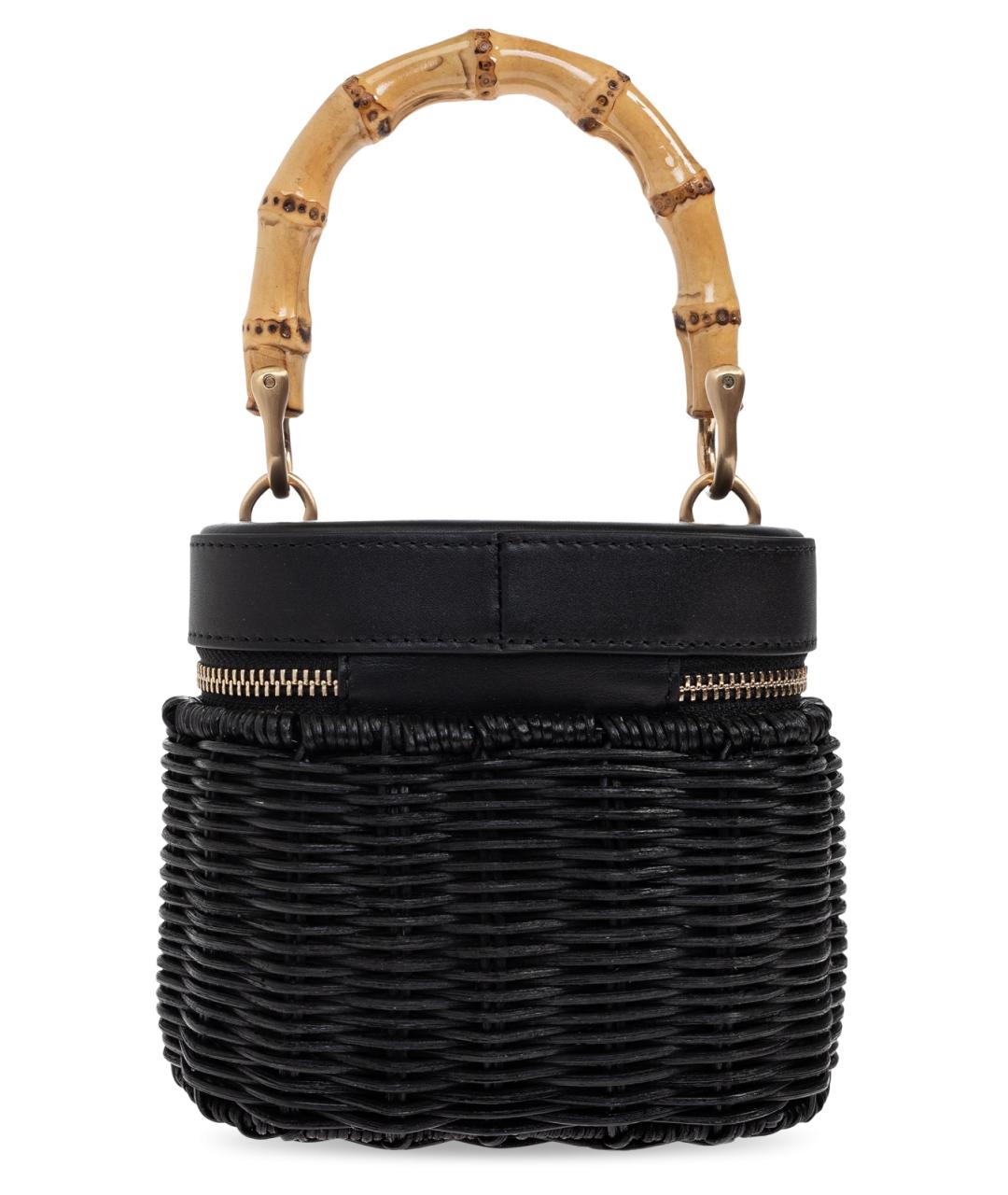 CULT GAIA Черная сумка с короткими ручками, фото 4