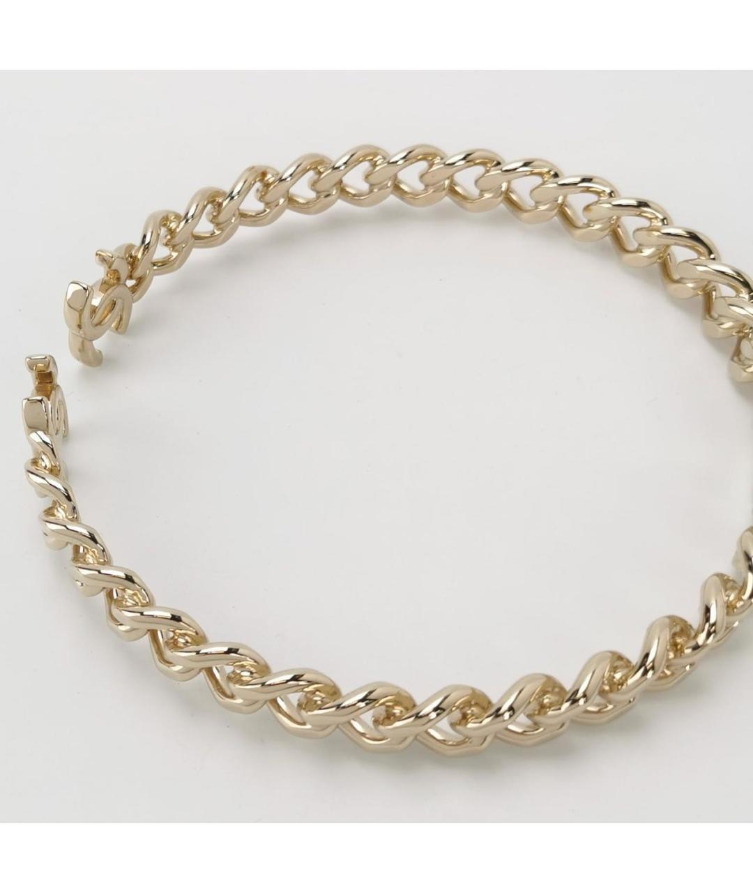 CHANEL Серебрянный металлический чокер, фото 4