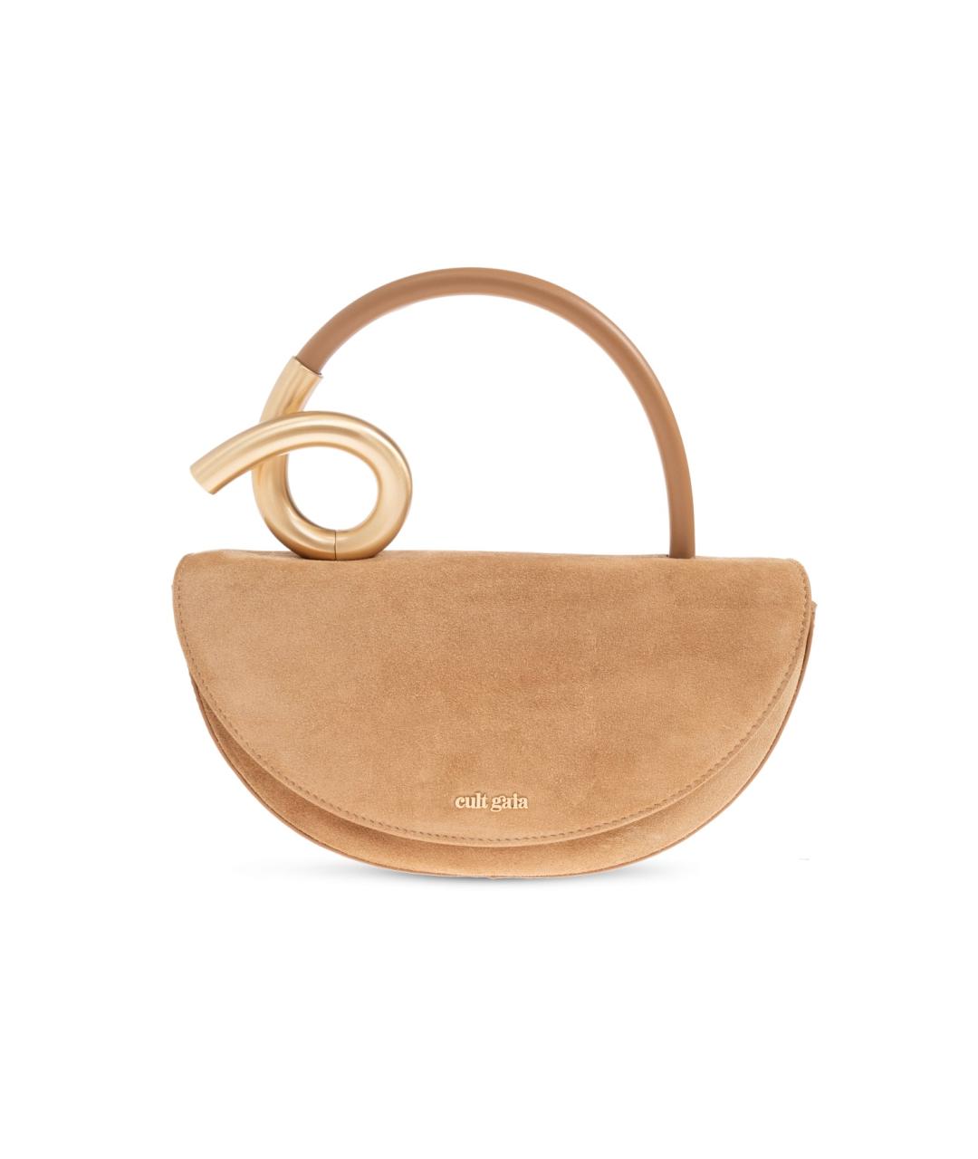 CULT GAIA Бежевая сумка с короткими ручками, фото 6