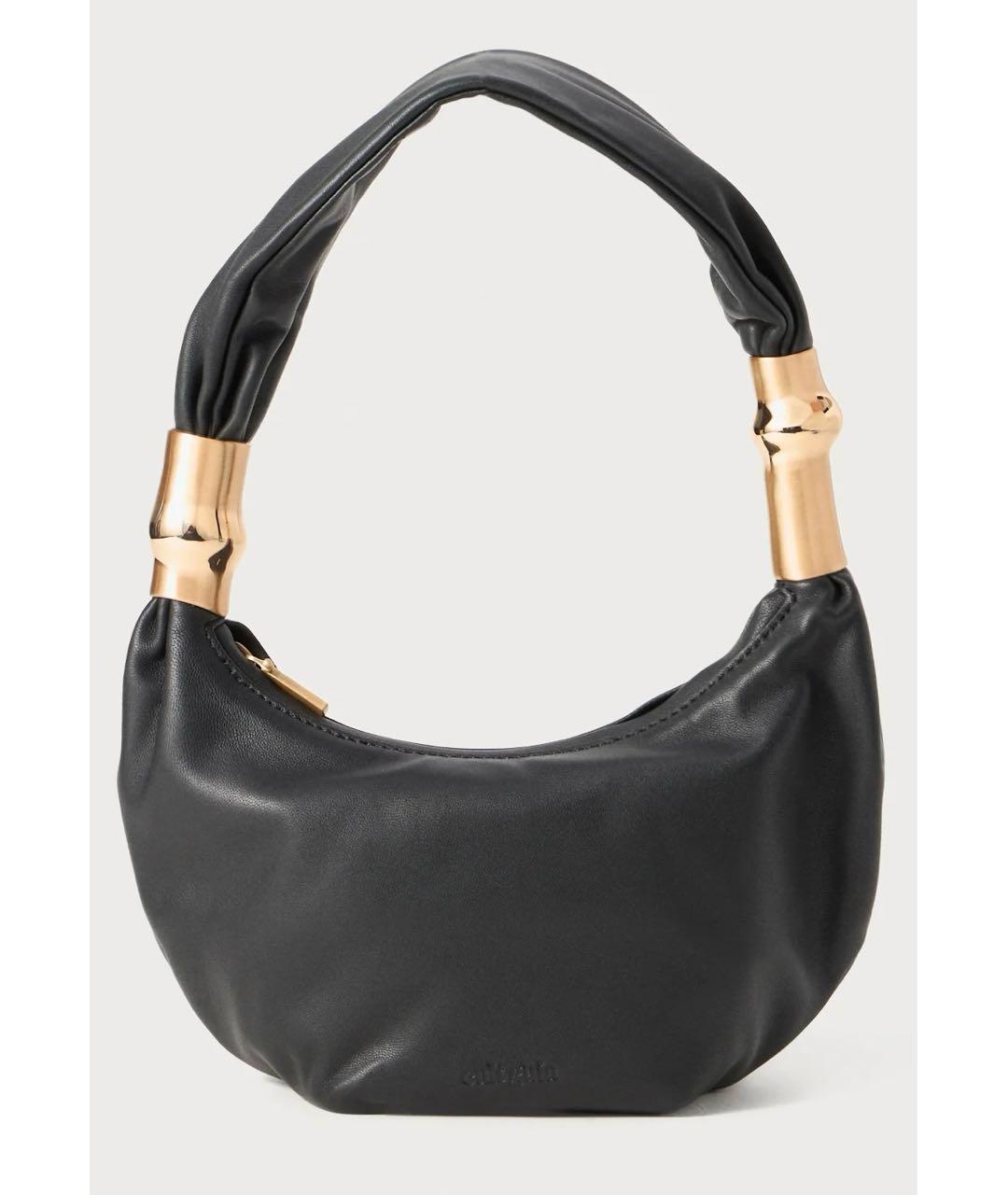 CULT GAIA Черная сумка с короткими ручками, фото 5