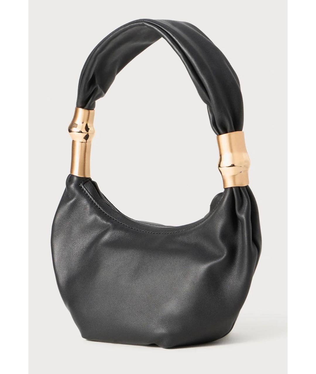 CULT GAIA Черная сумка с короткими ручками, фото 2