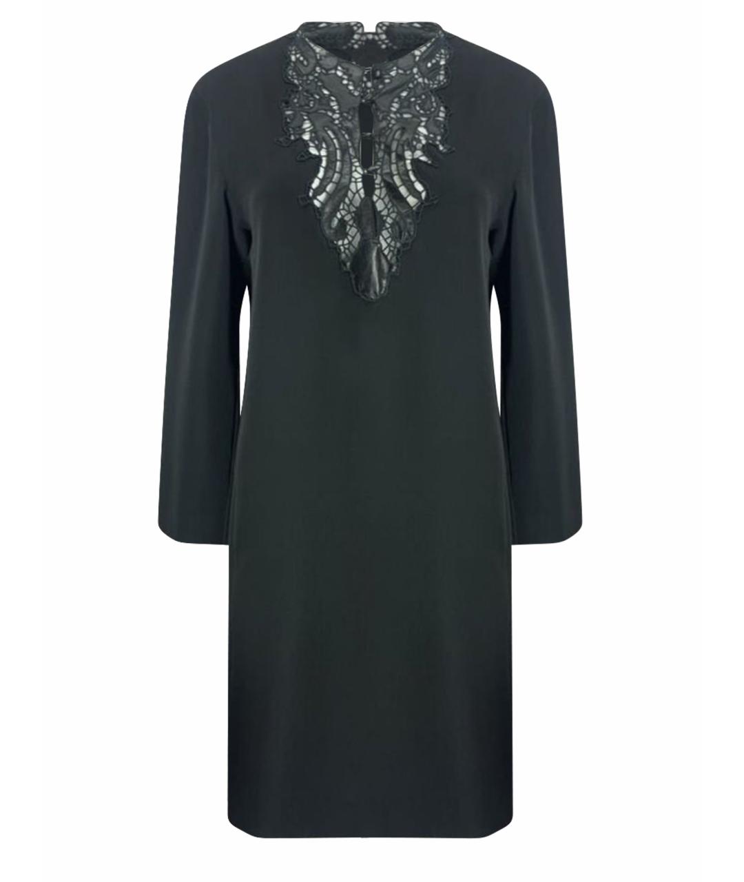 ERMANNO SCERVINO Черное полиэстеровое платье, фото 1