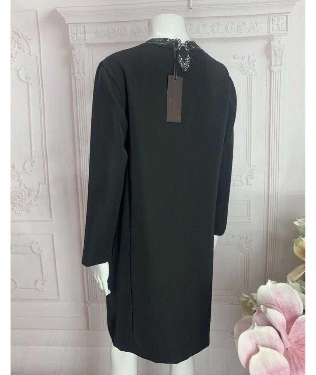 ERMANNO SCERVINO Черное полиэстеровое платье, фото 2