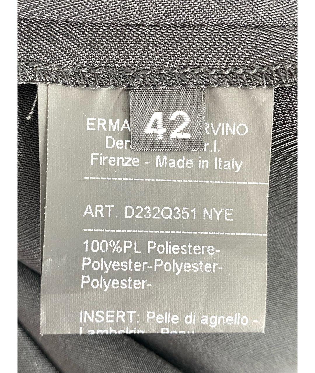 ERMANNO SCERVINO Черное полиэстеровое платье, фото 6