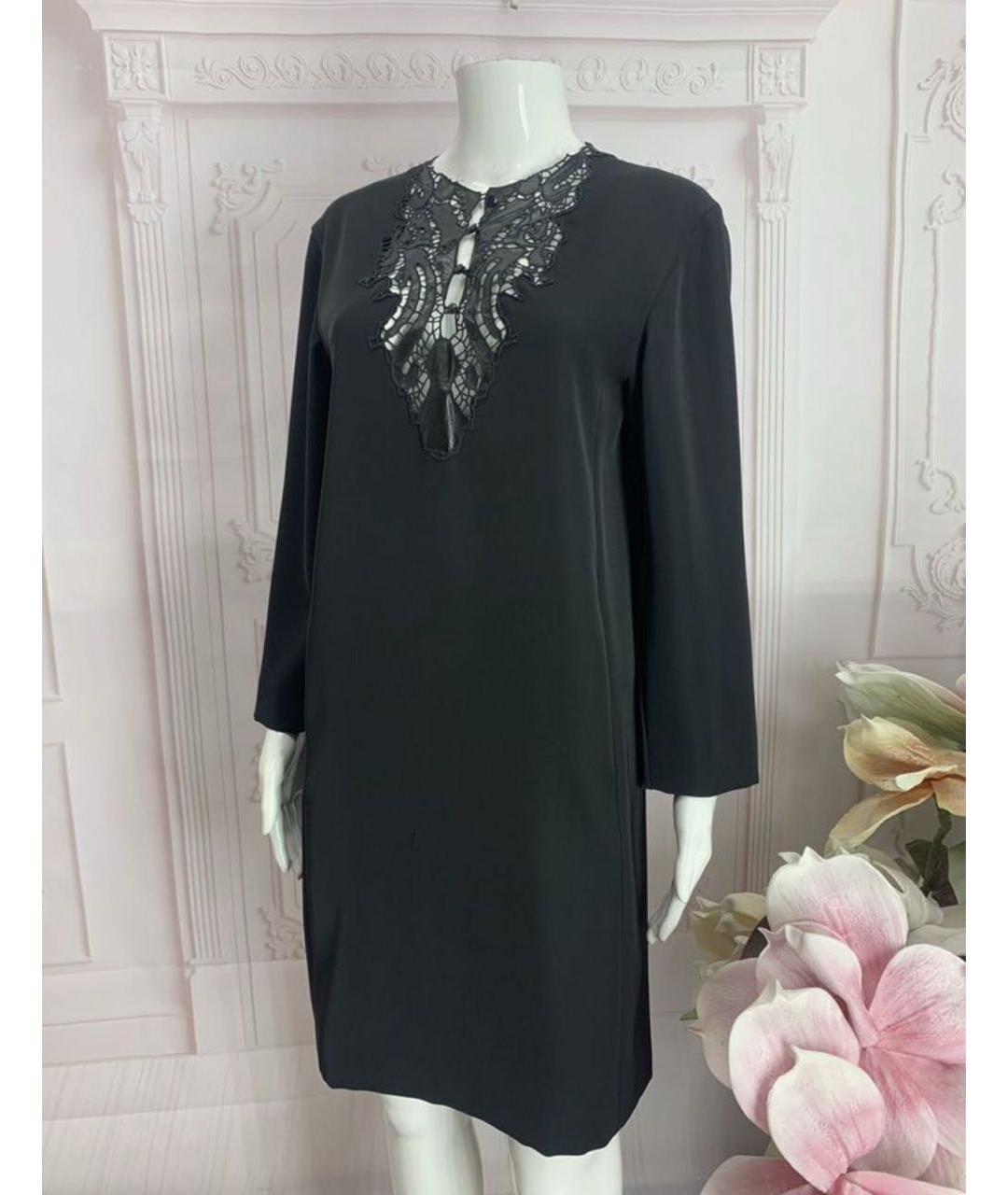 ERMANNO SCERVINO Черное полиэстеровое платье, фото 5