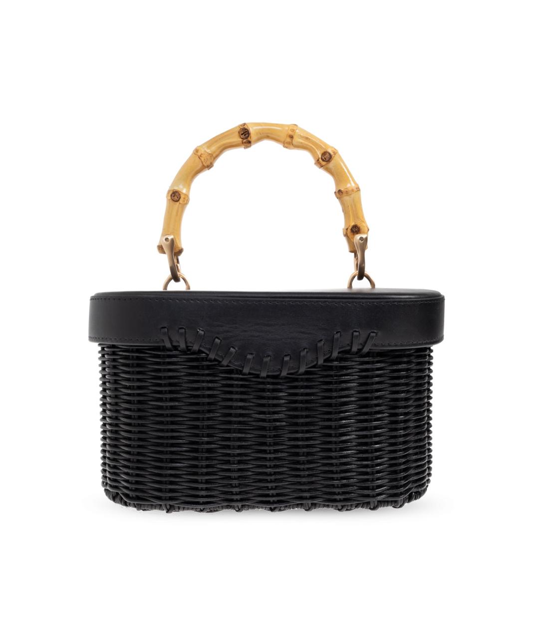 CULT GAIA Черная сумка с короткими ручками, фото 3