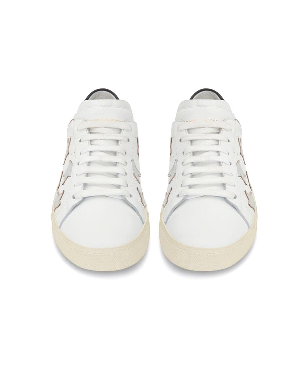 SAINT LAURENT Черные низкие кроссовки / кеды, фото 4