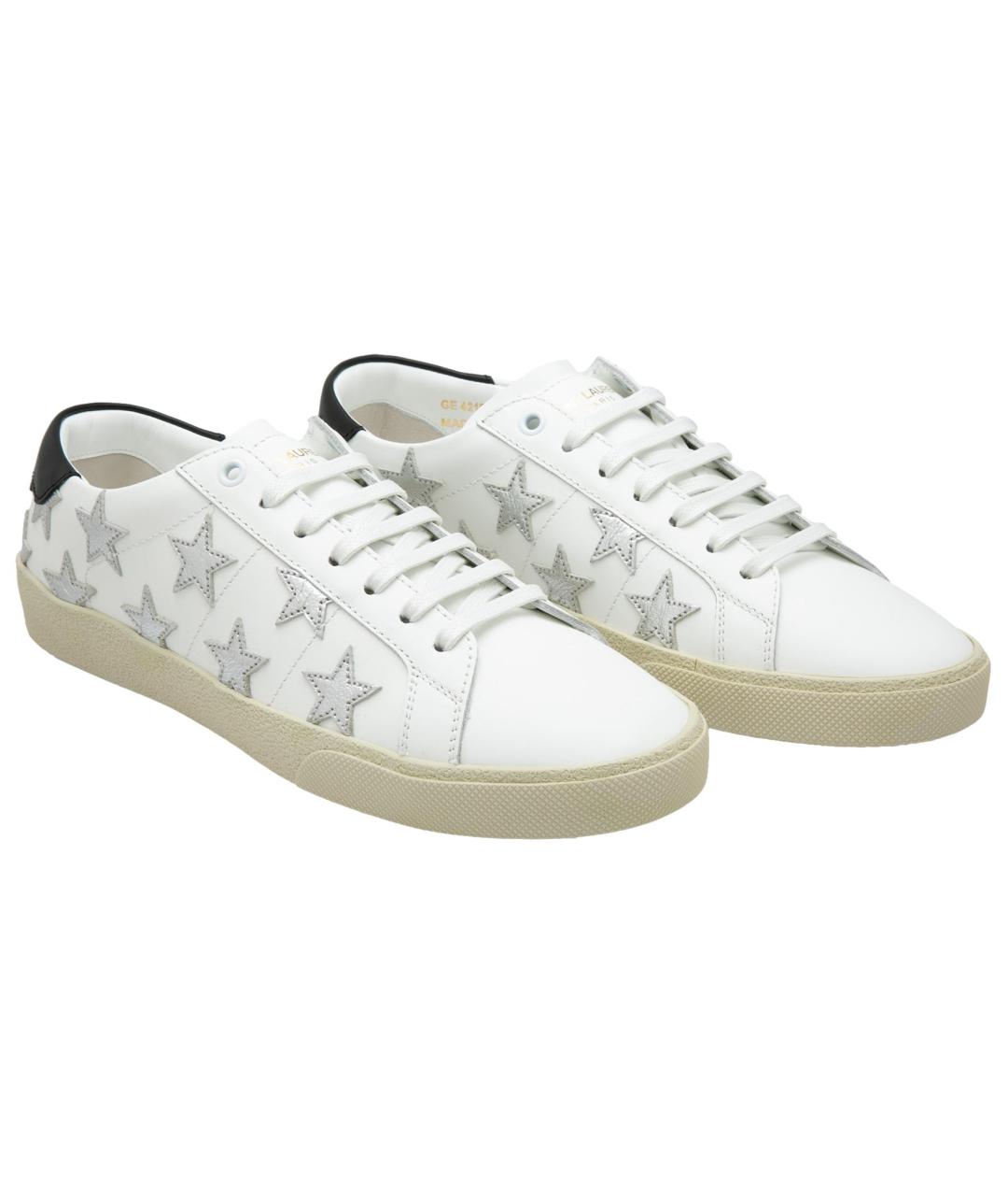 SAINT LAURENT Черные низкие кроссовки / кеды, фото 3