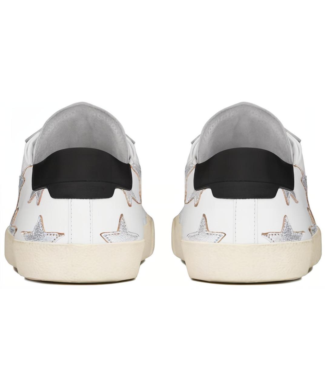 SAINT LAURENT Черные низкие кроссовки / кеды, фото 5