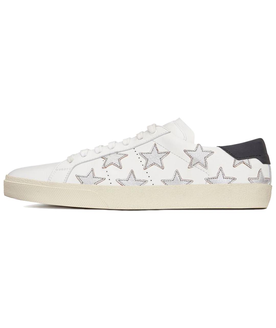 SAINT LAURENT Черные низкие кроссовки / кеды, фото 2