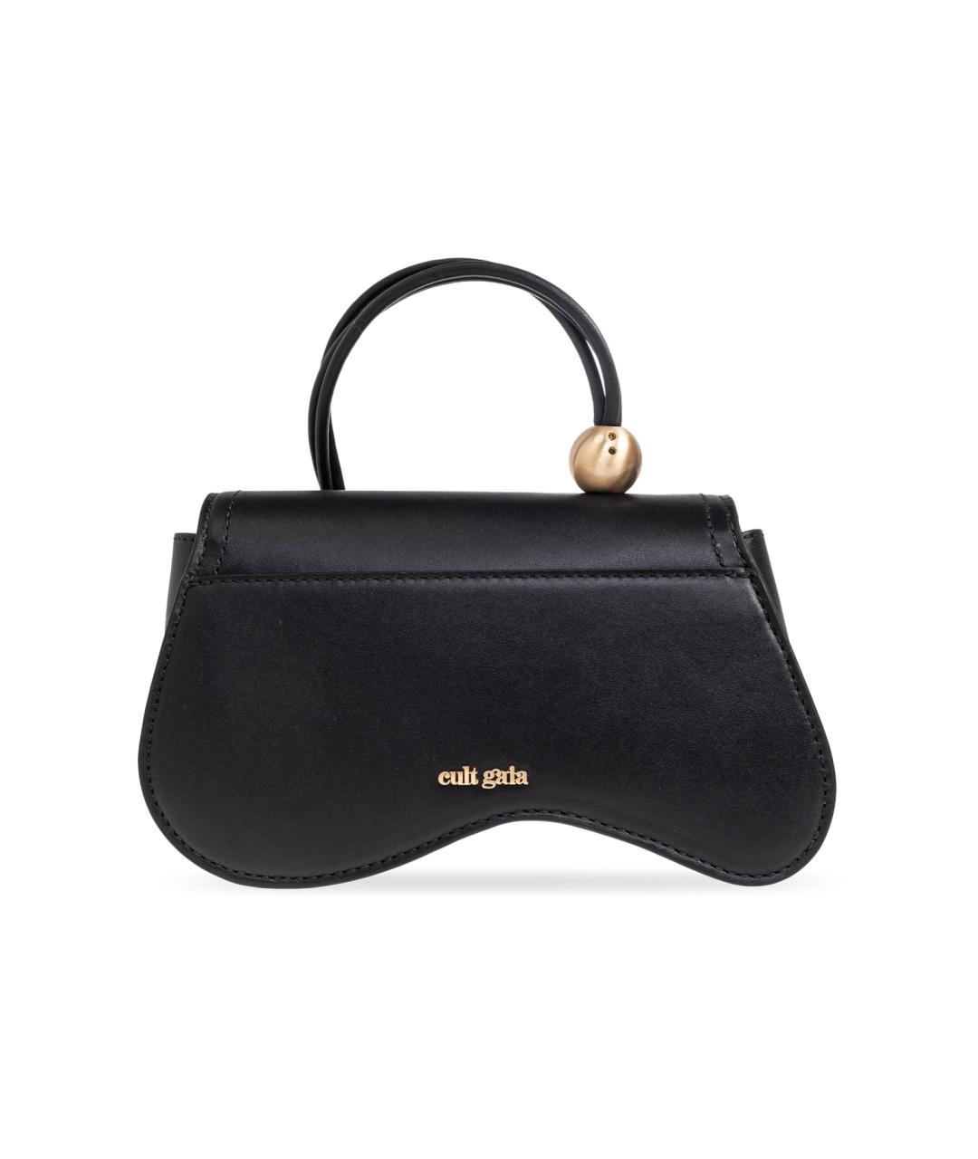 CULT GAIA Черная сумка с короткими ручками, фото 3