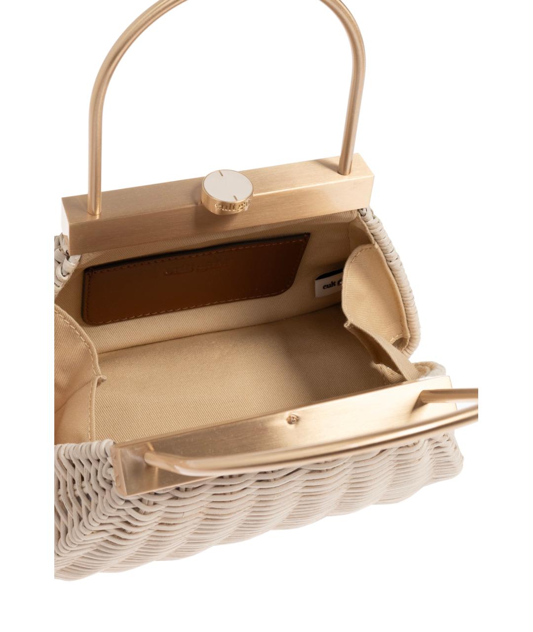 CULT GAIA Бежевая сумка с короткими ручками, фото 5