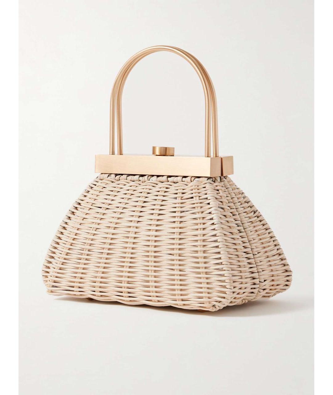 CULT GAIA Бежевая сумка с короткими ручками, фото 7