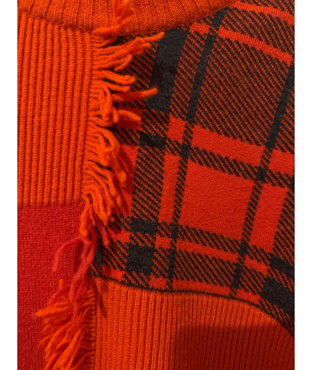 VERSACE Бордовый шерстяной джемпер / свитер, фото 4