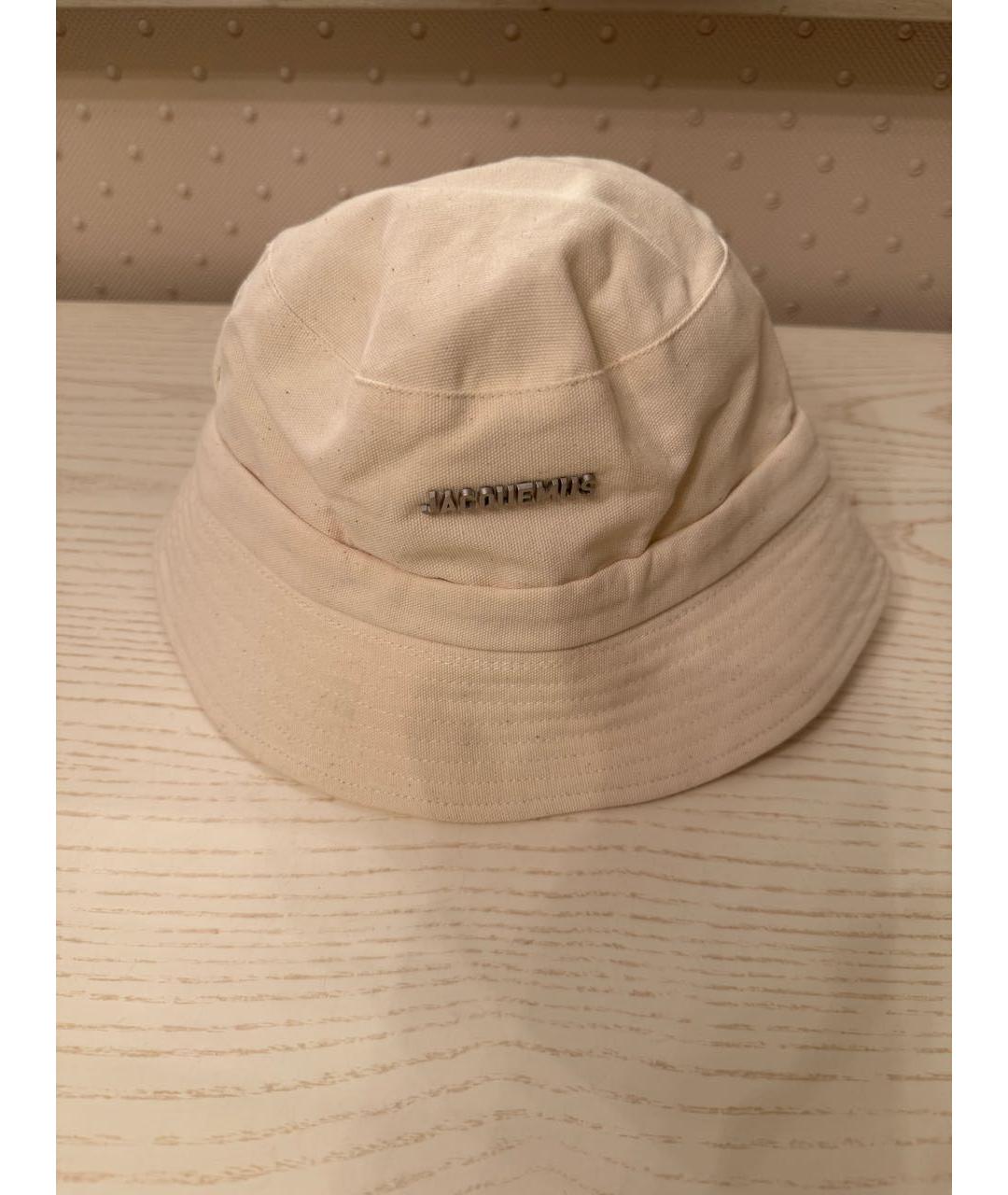 JACQUEMUS Бежевая хлопковая панама, фото 7