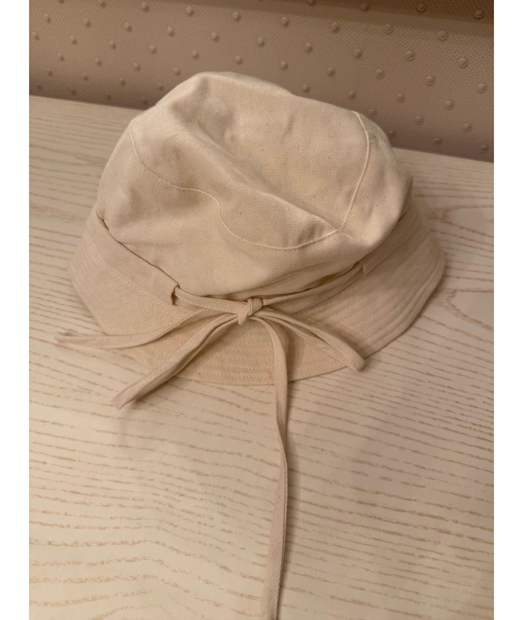 JACQUEMUS Бежевая хлопковая панама, фото 6