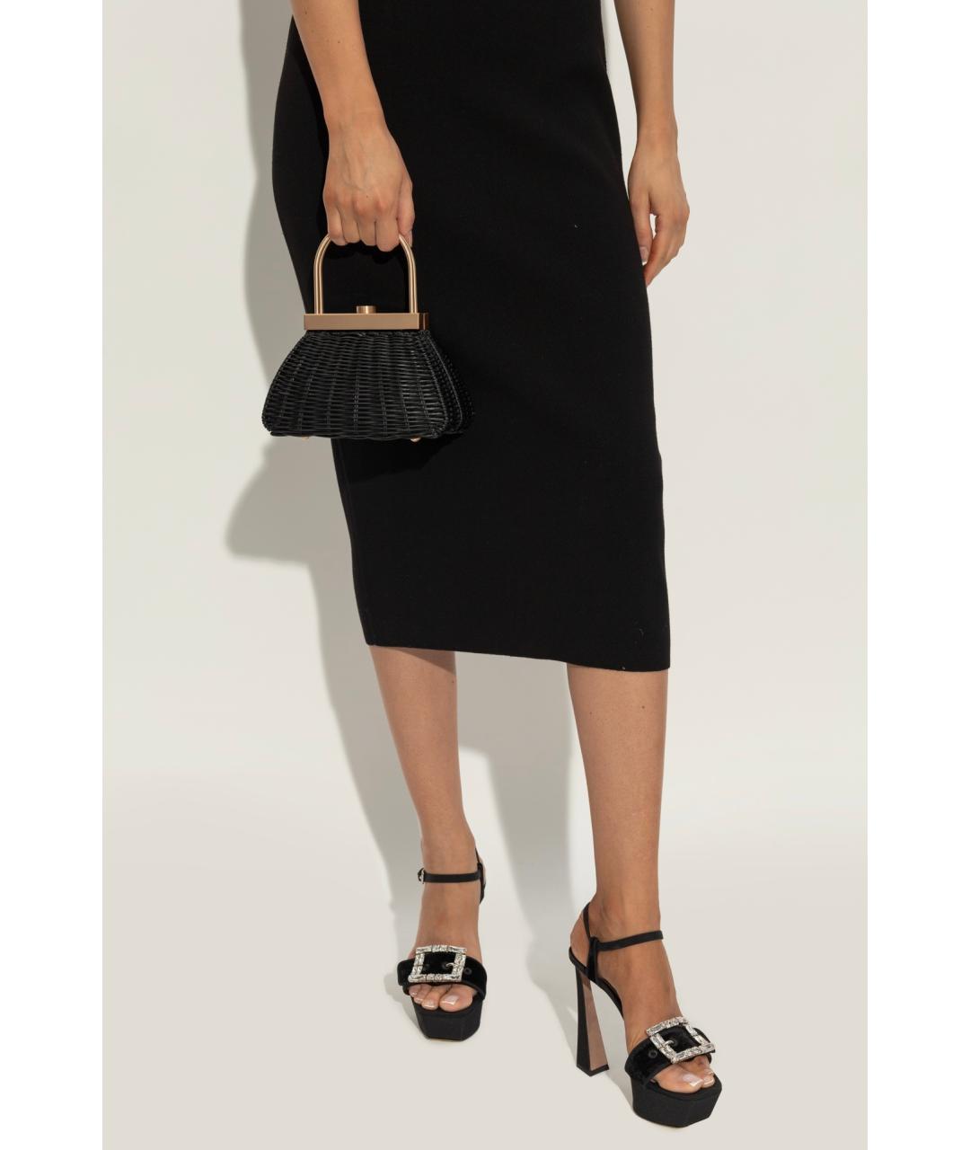 CULT GAIA Черная сумка с короткими ручками, фото 2