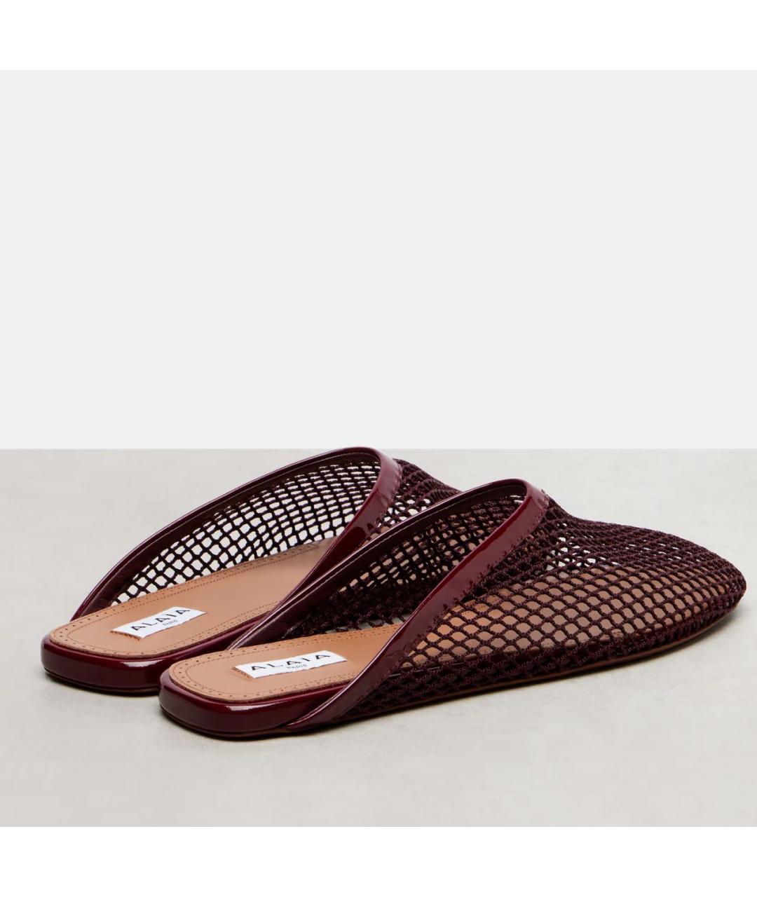 ALAIA Бордовые сабо, фото 4