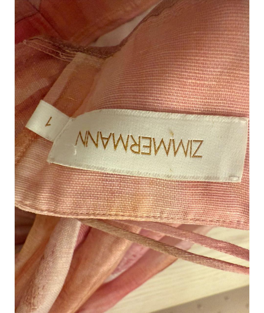 ZIMMERMANN Мульти льняной сарафан, фото 4