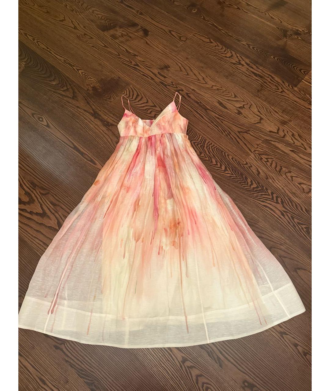 ZIMMERMANN Мульти льняной сарафан, фото 2